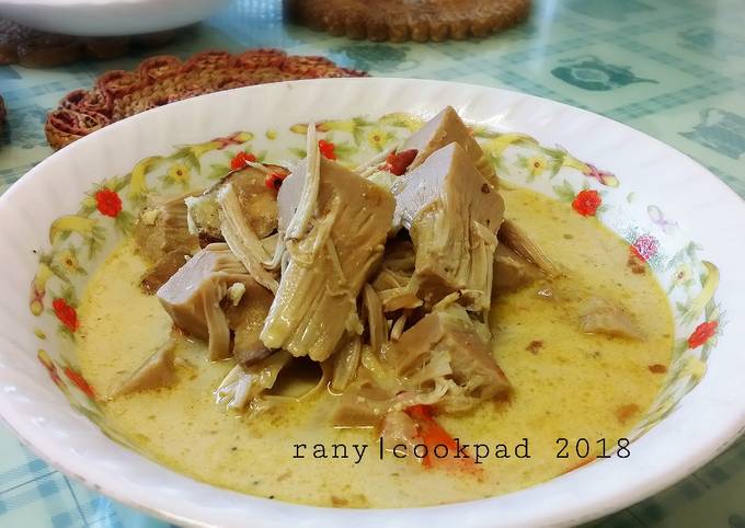 Resep bikin Gulai Nangka Muda dijamin gurih