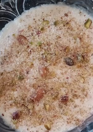 A picture of Gajrela kheer.
