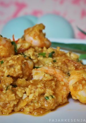 Foto resep Udang Telor Asin