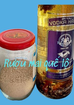 Hình của món Rượu mai quế lộ.
