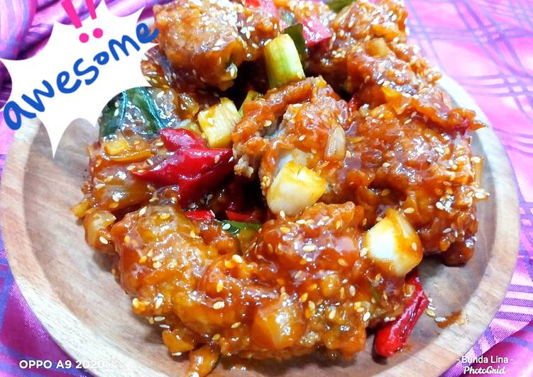 Resep Korean Fried Chicken / Yangnyeom-Tongdak, Enak Banget