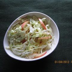 A picture of Apple and Cabbage Salad.