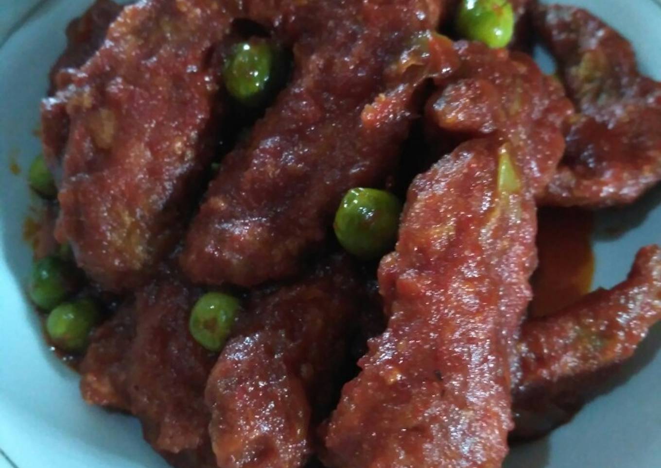 Ayam balado ala saos pedas manis