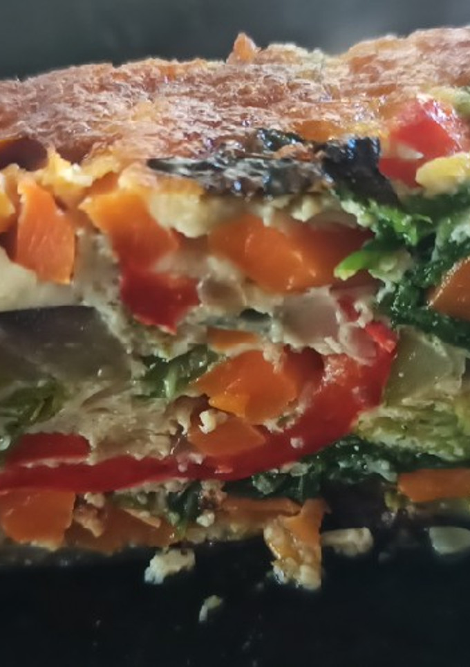 Una foto de Budín de vegetales