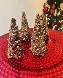 Χριστουγεννιάτικα δεντράκια από χωνάκια παγωτού για ντεκόρ ή δωράκι!! 🎄🎄🎄🎄