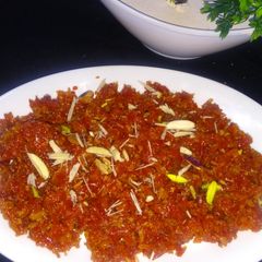 A picture of Gajar ka halwa.
