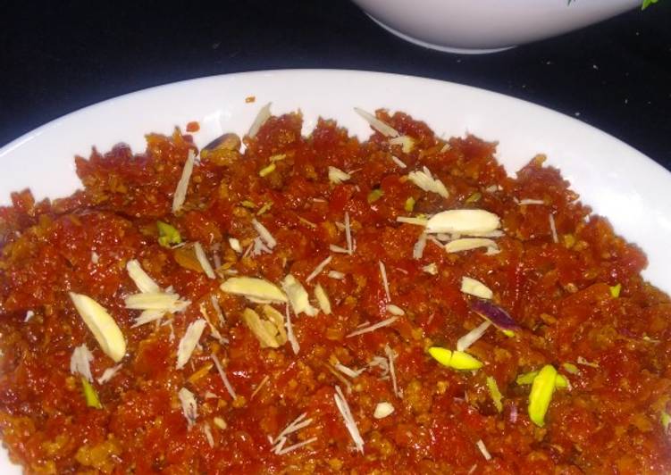 Recipe of Super Quick Homemade Gajar ka halwa