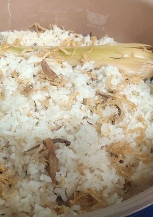 Foto resep Nasi liwet rice cooker enak
