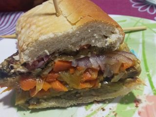 Sándwich vegetariano!