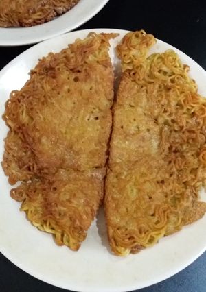 Foto resep Dadar Telur Mie (Mie accident / Pizza Mie)