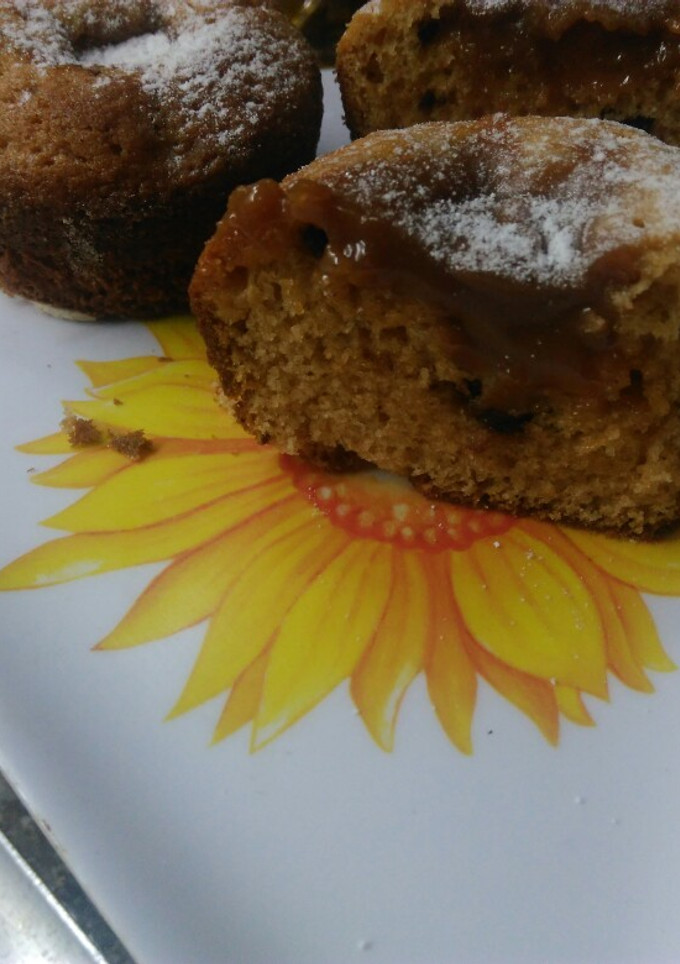Una foto de MUFFINS DE DULCE DE LECHE (sin manteca)