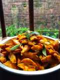 Gathi Kochu Bhaja (Taro Root Fry)