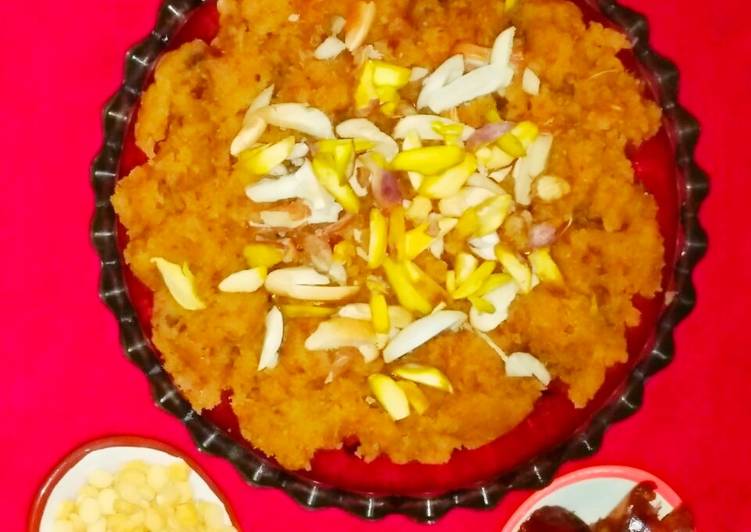 Simple Way to Make Homemade Dates Halwa