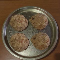 A picture of Kheer Laddu.