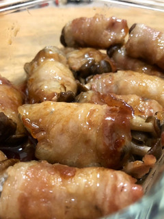 照燒肉捲鴻禧菇 的食譜成品照片