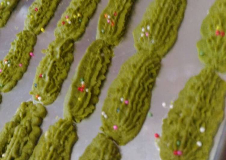 Greentea Butter Cookies