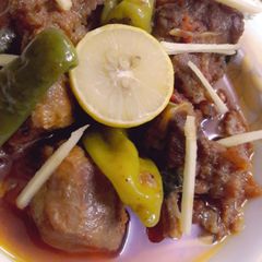 A picture of Mutton karhai.