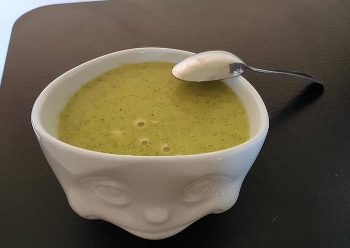 Velouté de courgette a la vache qui rit