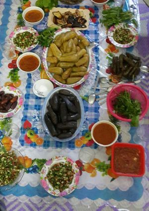 صورة لوصفة كوسة محشي مع باذنجان ويبرق