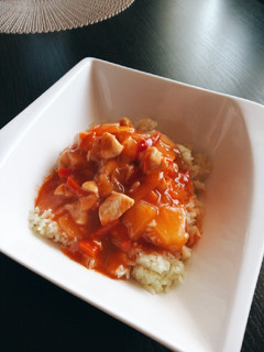 Kínai édes-savanyú csirke recept fotója