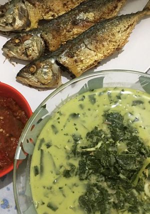 Foto resep Gulai Daun Ubi Tumbuk