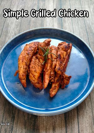 Foto resep Simple Grilled Chicken