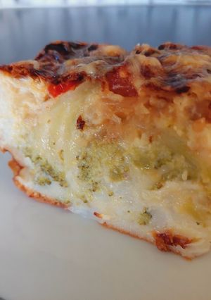 Egyszerű zöldsèges lazanje recept fotója