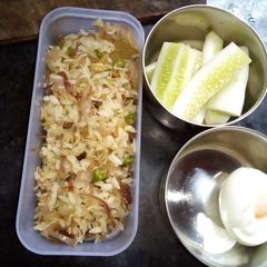 A picture of Chirer sweet polau(sweet flatted rice polau).