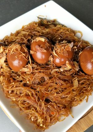 Foto resep Soun telur kecap pedas
