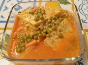 Una foto de tortilla de patatas con pollo