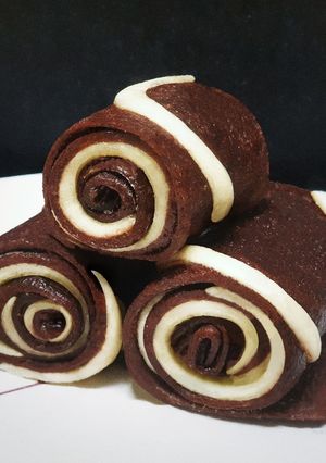 長頸鹿可可千層捲 的食譜成品照片
