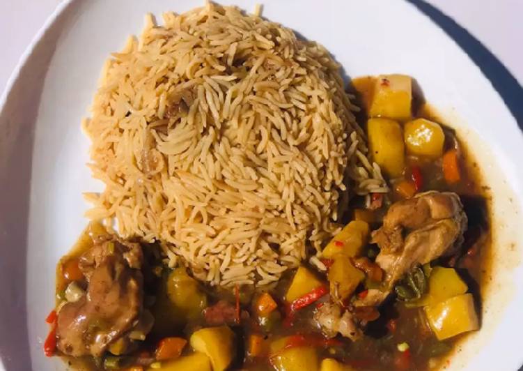 My Grandma Love This Sudanese rice and potato goulash