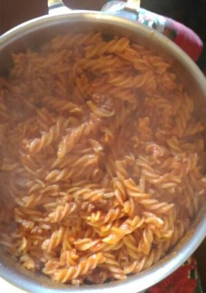 Foto di Pasta salsiccia e olive nere