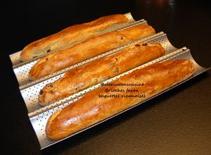 Une photo de Brioches façon baguettes viennoises