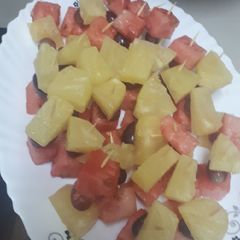 A picture of Fruit kebab.