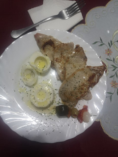 Una foto de Lomo a la plancha con queso blanco