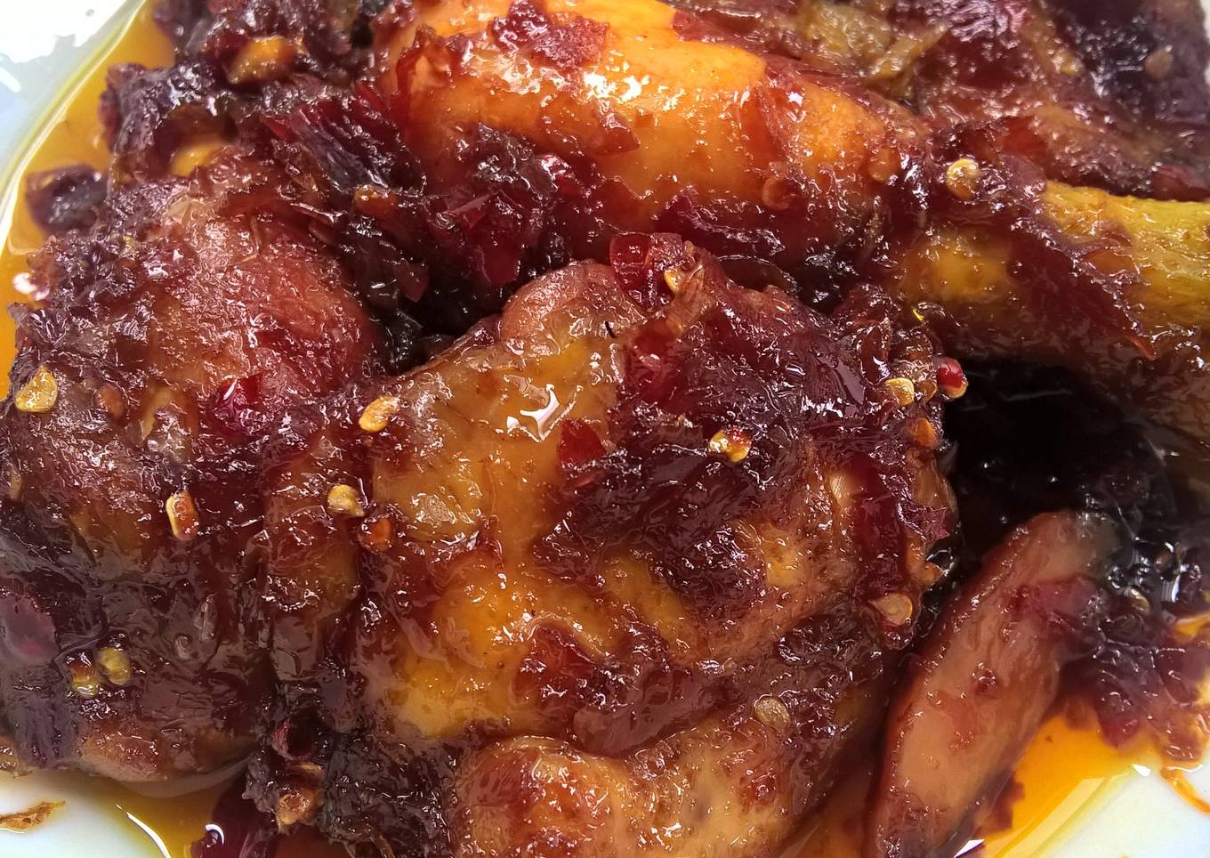 Ayam balado jeruk limau