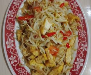 Resep mudah Oseng toge tahu Gurih Mantul