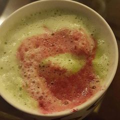 A picture of Cucumber beetroot juice.