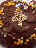Torta con frutta secca