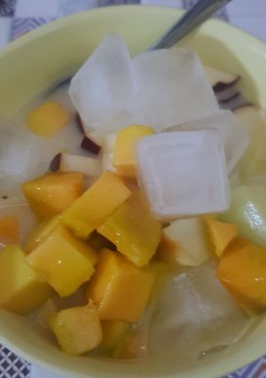 Foto resep Es buah yakult ala upie