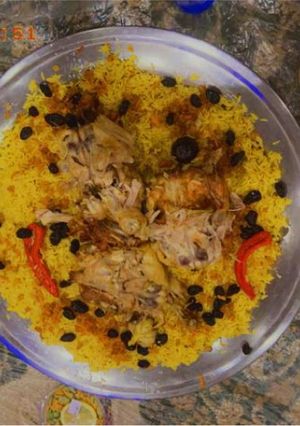 صورة لوصفة رز بخاري
