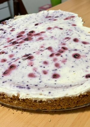 Sajttorta sütés nélkül recept fotója
