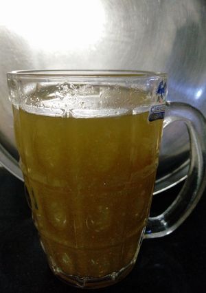 A picture of Aam pana - Summer favorite.