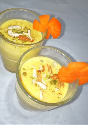 A picture of Carrot kheer.