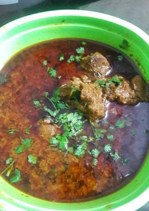 A picture of Mutton lababdaar.