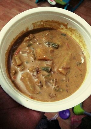 A picture of Sweet potato curry.