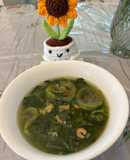 Canh mướp mồng tơi