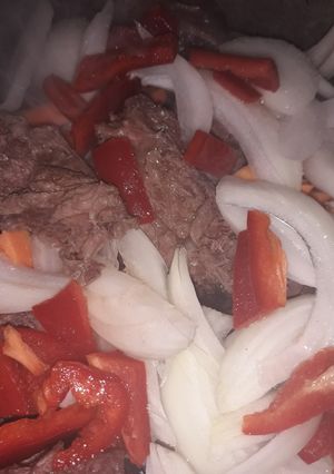 Una foto de Liebre o conejo al escabeche.