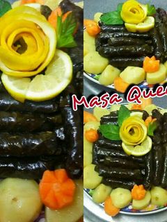 صورة لوصفة يالنجي ورق عنب بدبس الرمان